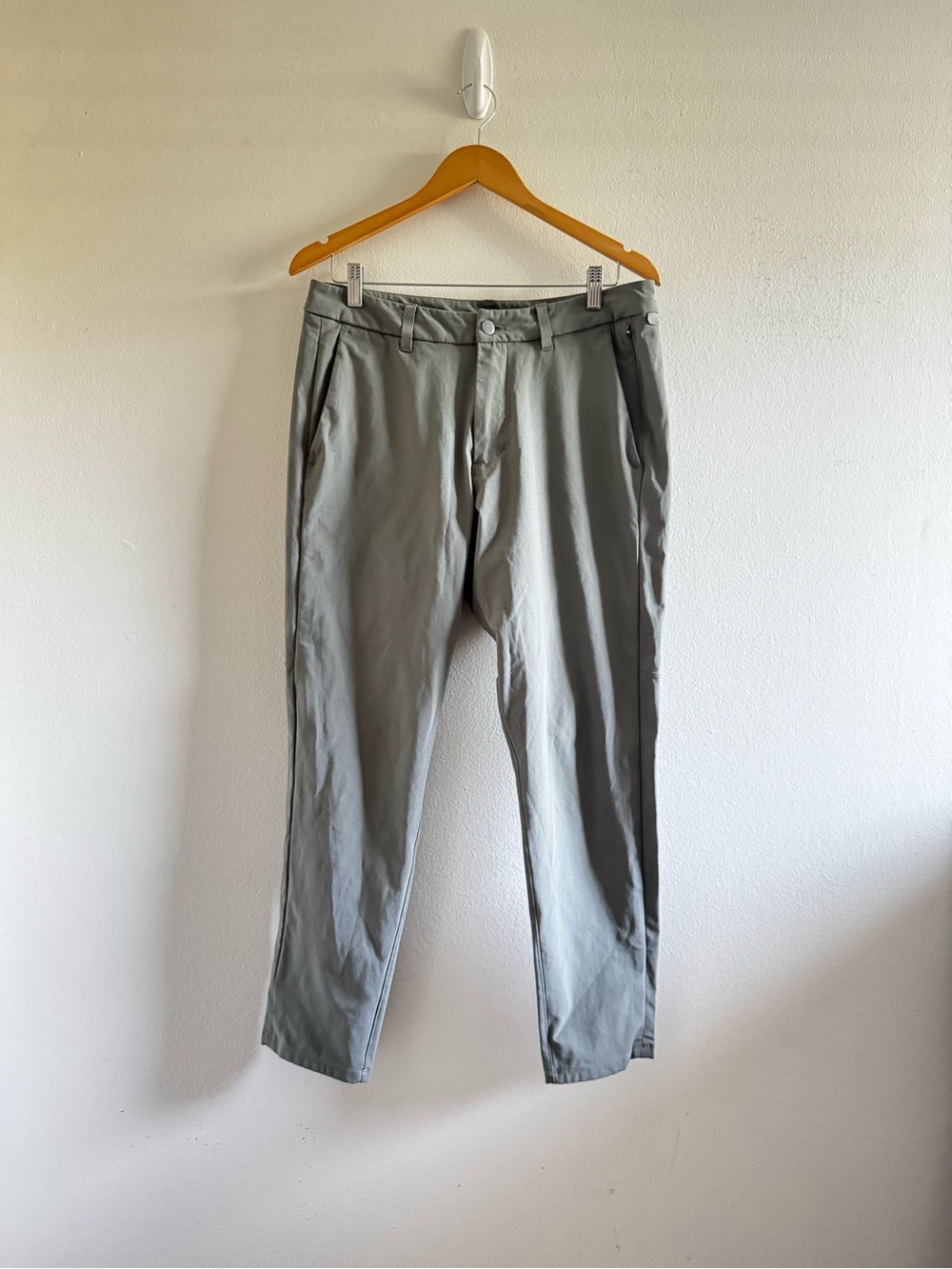 Lululemon Athletica Gray ABC Slim Fit Trouser Warpstreme Pants size 32 - Picture 3 of 8